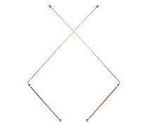 SAVOSWEET 2-Piece High-Purity Copper Dowsing Rods with Round Balls for Water Detection, Treasure Hunting & Divination