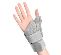 SAVOSWEET Wrist Brace Carpal Tunnel with Thumb Support,Adjustable Thumb Splint Right Left Hand,Wrist Guard for Arthritis,Tendonitis,Pain,relief,syndrome, Tenosynovitis Women & Men(Grey)