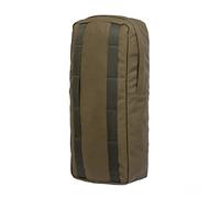 Savotta Backpack Side Pocket, Black, Polyamide, 4 Litres, Covered Zip, Vertical Webbing Loops, Internal D-Ring, Flat Inner Compartment, Reinforced Base and Sides, Green, 21 x 45 x 10 cm