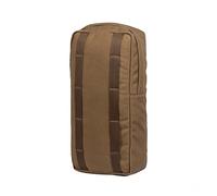 Savotta Backpack Side Pocket, Black, Polyamide, 4 Litres, Covered Zip, Vertical Webbing Loops, Internal D-Ring, Flat Inner Compartment, Reinforced Base and Sides, brown, 6L