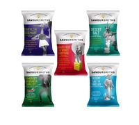 Savoursmiths Big 5 Flavours - 5 x 150g Bags | Luxury Crisps | Truffle & Rosemary | Wagyu Beef & Honey Mustard | Desert Salt | Somerset Cheddar & Shallot | Desert Salt & Vinegar | Gluten & MSG Free