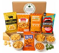 Savoury Cheese Snacks for Adults Hamper - 5 Delicious Assortment of Cheesy Snacks, Crisps, Snacking Cheese, Olly Pretzel Thins & More