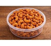 Savoury Spicy Cashew Nuts 250g | Roasted & Flavoured Indian Cashews | High Protein Party Snacks | Crunchy & Tangy Namkeen | Vegan Ready-to-Eat Nut Snack
