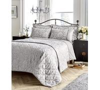 New Edge Blinds Savoy Woven Jacquard Duvet Set in Gold - King in Grey | Size: Double New Edge Blinds Grey Double