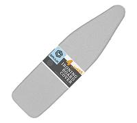 SAVUK Ironing Board Cover and Pad 135 x 45 cm, 4 Layer Thick Heat Reflective Silicone Coated Cotton, Non-Slip Elastic Edges, Scorch & Stain Resistant, Fits 135-145 x 35-45 cm Boards