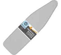 SAVUK Ironing Board Cover with Thick Padding (Silver, 135x45cm)