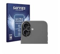 Savvies 18 Pack Screen Protector compatible with Apple iPhone 17 (ONLY Camera Lens) Protection Film Clear