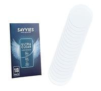 Savvies 18 Pack Screen Protector compatible with Casio Timeless Collection WS-1800 Protection Film Clear