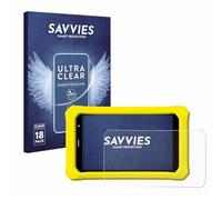 Savvies 18 Pack Screen Protector compatible with Clementoni Clempad 8" PRO Protection Film Clear