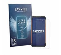 Savvies 18 Pack Screen Protector compatible with Cubot KingKong Ace 5 Protection Film Clear