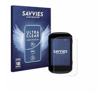 Savvies 18 Pack Screen Protector compatible with Garmin Edge 550 Protection Film Clear