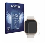 Savvies 18 Pack Screen Protector compatible with Garmin Venu Sq 2 Music Protection Film Clear