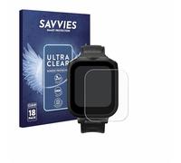 Savvies 18 Pack Screen Protector compatible with Insta360 GPS preview remote Built-In Mic Protection Film Clear