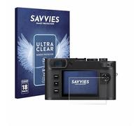 Savvies 18 Pack Screen Protector compatible with Leica M EV1 Protection Film Clear
