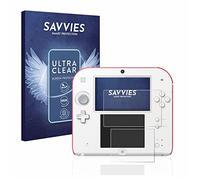 Savvies 18 Pack Screen Protector compatible with Nintendo 2DS Protection Film Clear