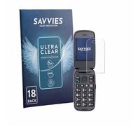 Savvies 18 Pack Screen Protector compatible with Panasonic KX-TU550 Protection Film Clear