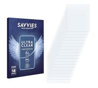 Savvies 18 Pack Screen Protector compatible with Peterson Strobostomp Mini Protection Film Clear