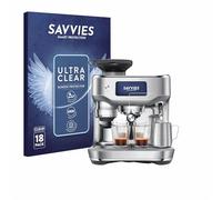 Savvies 18 Pack Screen Protector compatible with Sage the Oracle Dual Boiler Protection Film Clear