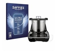 Savvies 18 Pack Screen Protector compatible with SilverCrest Monsieur Cuisine compact Protection Film Clear