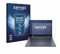Savvies 2 Pack Tempered Glass Film compatible with HP Envy x360 bf0775ng 9H Screen Protector, Glass-Foil, Clear, Armor Protection Film