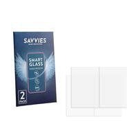 Savvies 2 Pack Tempered Glass Film compatible with KOOFORWAY Max 16 10.5" (Side Displays only) 9H Screen Protector, HD-Clear, Bubble-Free