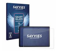 Savvies 2 Pack Tempered Glass Film compatible with TCL Tab A1 Plus 9H Screen Protector, Glass-Foil, HD-Clear, Anti-Fingerprint, Armor Protection Film