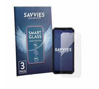 Savvies 3 Pack Glass Film compatible with Blackview Fort 2