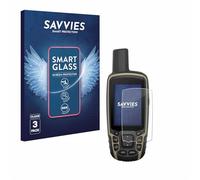 Savvies 3 Pack Glass Film compatible with Garmin GPSMAP 65s