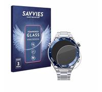 Savvies 3 Pack Glass Srceen Protector compatible with Huawei Watch Ultimate