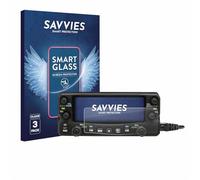 Savvies 3 Pack Tempered Glass Film compatible with Alinco DR-735-E 9H Screen Protector, Glass-Foil, HD-Clear, Anti-Fingerprint, Armor Protection Film