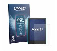 Savvies 3 Pack Tempered Glass Film compatible with Amazon Kindle Kids 2022/2024 9H Screen Protector, HD-Clear, Bubble-Free, Anti-Scratch