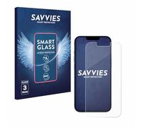 Savvies 3 Pack Tempered Glass Film compatible with Apple iPhone 14 9H Screen Protector, Glass-Foil, HD-Clear, Bubble-Free, Anti-Fingerprint, Anti-Scratch, Armor Protection Film