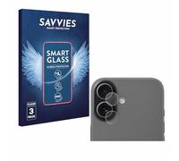 Savvies 3 Pack Tempered Glass Film compatible with Apple iPhone 17 (ONLY Camera Lens) 9H Screen Protector, Glass-Foil, HD-Clear, Armor Protection Film