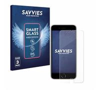 Savvies 3 Pack Tempered Glass Film compatible with Apple iPhone SE 3 2022 9H Screen Protector, Glass-Foil, HD-Clear, Armor Protection Film