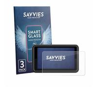 Savvies 3 Pack Tempered Glass Film compatible with Atomos Ninja TX GO 5" 9H Screen Protector, HD-Clear, Bubble-Free, Anti-Scratch