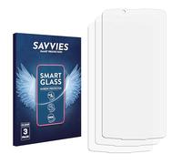 Savvies 3 Pack Tempered Glass Film compatible with Crosscall Core M6 9H Screen Protector, Glass-Foil, HD-Clear, Armor Protection Film