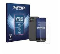 Savvies 3 Pack Tempered Glass Film compatible with Doro Aurora A30 (Front+Camera) 9H Screen Protector, Glass-Foil, HD-Clear, Bubble-Free, Anti-Fingerprint, Anti-Scratch, Armor Protection Film