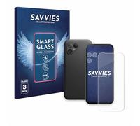 Savvies 3 Pack Tempered Glass Film compatible with Fairphone 5 (Front+Camera) 9H Screen Protector, Glass-Foil, HD-Clear, Bubble-Free, Anti-Fingerprint, Anti-Scratch, Armor Protection Film
