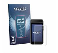 Savvies 3 Pack Tempered Glass Film compatible with Garmin Approach G82 9H Screen Protector, HD-Clear, Bubble-Free, Anti-Fingerprint, Anti-Scratch