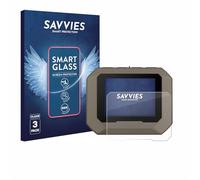 Savvies 3 Pack Tempered Glass Film compatible with Garmin Xero C1 Pro 9H Screen Protector, Glass-Foil, HD-Clear, Bubble-Free, Anti-Fingerprint, Anti-Scratch, Armor Protection Film