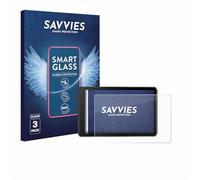 Savvies 3 Pack Tempered Glass Film compatible with Garmin zumo XT2 9H Screen Protector, Glass-Foil, HD-Clear, Anti-Fingerprint, Armor Protection Film