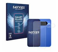 Savvies 3 Pack Tempered Glass Film compatible with Google Pixel 10 (Front+Camera) 9H Screen Protector, Glass-Foil, Clear, Armor Protection Film