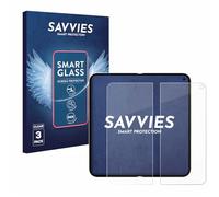 Savvies 3 Pack Tempered Glass Film compatible with Google Pixel 10 Pro Fold (Inner display) 9H Screen Protector, Glass-Foil, HD-Clear, Armor Protection Film