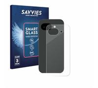 Savvies 3 Pack Tempered Glass Film compatible with Google Pixel 10a (Back) 9H Screen Protector, Glass-Foil, HD-Clear, Armor Protection Film