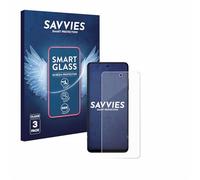 Savvies 3 Pack Tempered Glass Film compatible with HMD Pulse Pro 9H Screen Protector, Glass-Foil, HD-Clear, Anti-Fingerprint, Armor Protection Film