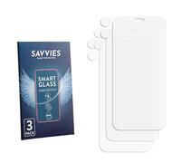 Savvies 3 Pack Tempered Glass Film compatible with Honor 600 Lite (Front+Camera) 9H Screen Protector, HD-Clear, Bubble-Free, Anti-Scratch