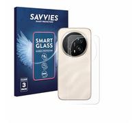 Savvies 3 Pack Tempered Glass Film compatible with Honor Magic 8 Pro (Back) 9H Screen Protector, Glass-Foil, Clear, Armor Protection Film