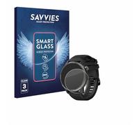 Savvies 3 Pack Tempered Glass Film compatible with Kiprun GPS 900 by Coros 9H Screen Protector, Glass-Foil, HD-Clear, Armor Protection Film