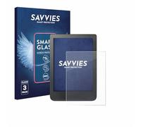 Savvies 3 Pack Tempered Glass Film compatible with Kobo Clara HD (6") / BW/Colour 9H Screen Protector, Glass-Foil, HD-Clear, Bubble-Free, Anti-Fingerprint, Anti-Scratch, Armor Protection Film