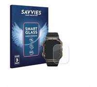 Savvies 3 Pack Tempered Glass Film compatible with Kospet Tank M3 Ultra 9H Screen Protector, Glass-Foil, HD-Clear, Bubble-Free, Anti-Fingerprint, Anti-Scratch, Armor Protection Film